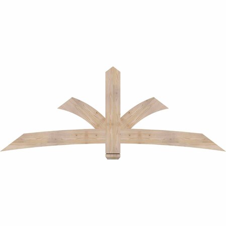 Ekena Millwork Davenport Smooth Timber Gable Bracket, Douglas Fir, 84"W x 31"H x 1 1/2"D x 5 1/2"F, 9/12 Pitch GBW084X31X0206DAV00SDF